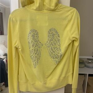 Vintage Victoria’s Secret Rhinestone Angel Wings Hoodie